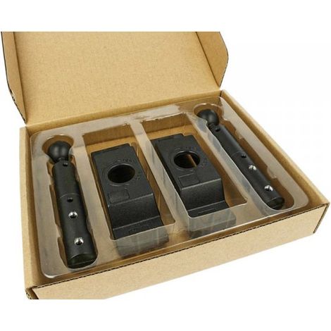 Kit Staffa di Fissaggio Per Per Sistema Tensostruttura Luce Led StarLine Per 2 Lati