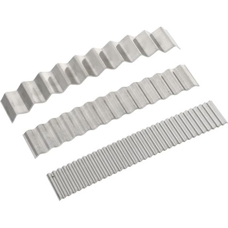 Ensemble de 3 emporte-pièces en pâte polymère, motif ondulé (1/4)