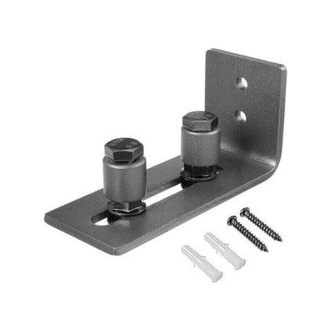 Rail de guidage pour portail coulissant en acier au carbone réglable – Accessoire de quincaillerie pour porte de grange (1/4)