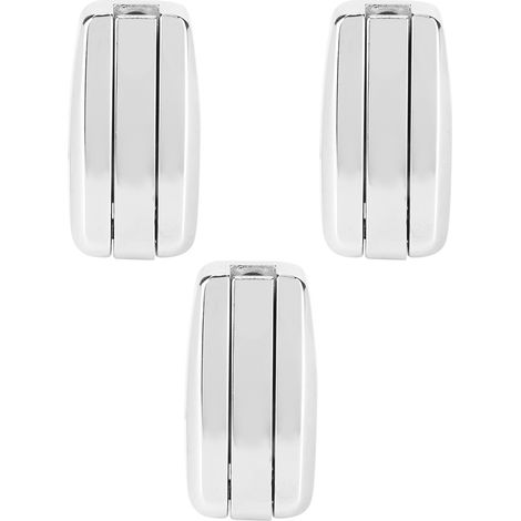 Set mit 3 Kleiderhaken aus Zinklegierung für Kleiderschrank, Badezimmer, Schlafzimmer, diskrete Aufbewahrung (1/5)