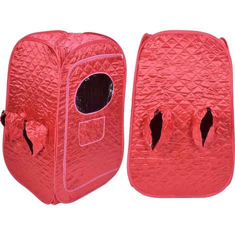 Cabine sauna transportable pliable étanche coffre vapeur abri sauna salle de vapeur domestique (1/5)