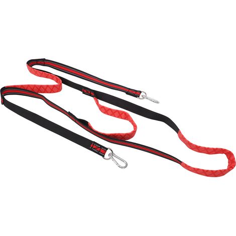 Échelle de bain marine en corde, 3 marches, pliable, détachable, antidérapante, en nylon rouge, pour bateau pneumatique (1/5)