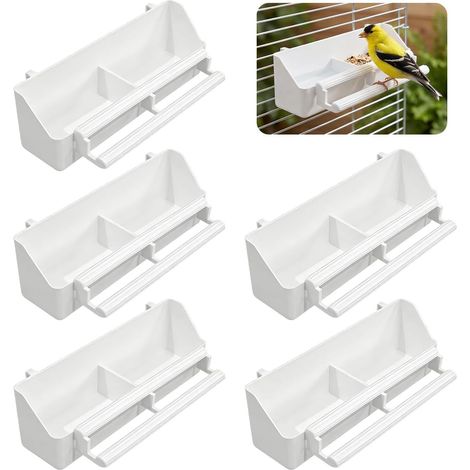 5 Pièces Mangeoires pour Cage Suspendues, pour Perroquets, Pigeons (1/5)