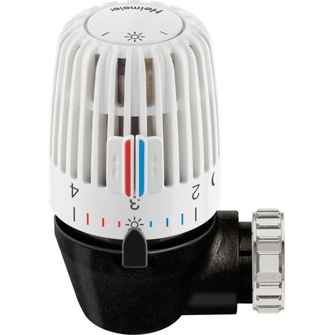 TA Heimeier 7300-00.500 - Testina termostatica WK ad angolo con elemento sensibile integrato e 2 clip