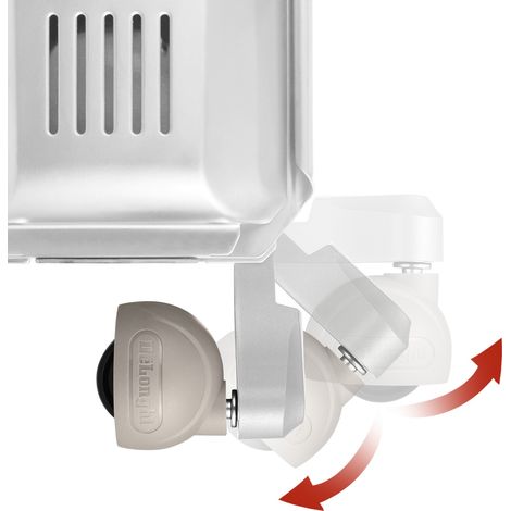 DeLonghi Serie Vento V550918T.WB Interno Bianco 1800W Riscaldatore Ambiente Elettrico a Olio (1/5)