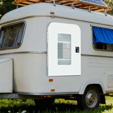 Wohnmobil -Eingangstür Rostsicheres Doppelsicherheits 30x36 Zoll RV-Eingangstür (1/5)