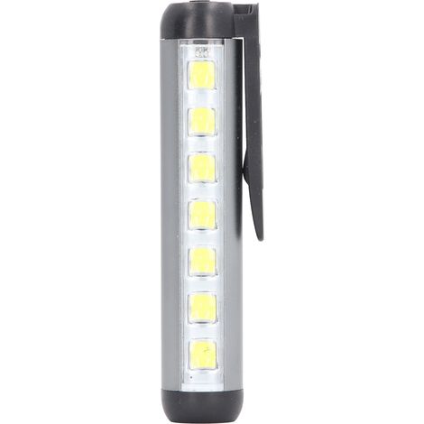 Lampe stylo LED en alliage d'aluminium, portable, rechargeable par USB, à double faisceau, mini lampe de poche pour infirmières, étudiants et médecins. (1/5)