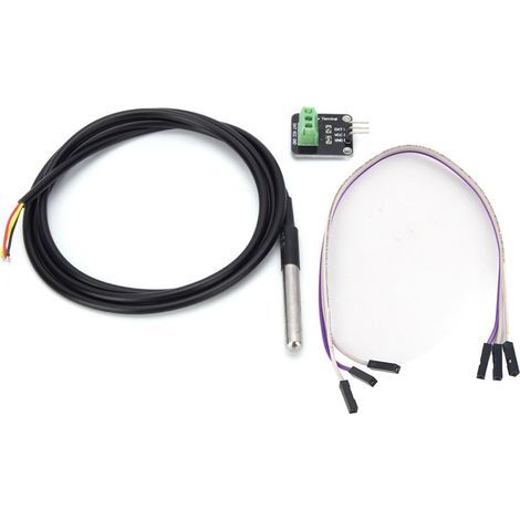 Temperatursensormodul-Kit mit 1 wasserdichten elektronischen Bauteil aus Edelstahl (1/5)