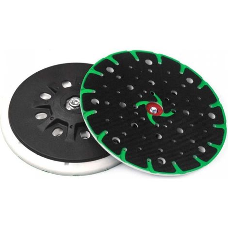 Patin de ponçage 150 mm, filetage de raccordement M8 - 49 trous avec vis avec fonction dépoussiérage, compatible avec ponceuse excentrique Festool Rotex RO, ETS 150, ETS EC 150