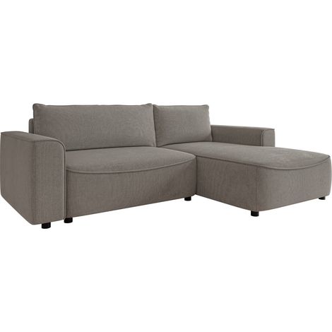 Sofá rinconero TrendyNest Monacha, Derecha, Función de descanso, Almacenaje, 255x175x93cm, 0