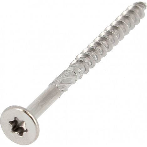 Vis pour Terrasse Bois Durs TF Torx 5X80 Inox Aisi 410