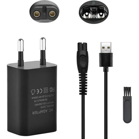 5-V-Ladegerät für Philips OneBlade Rasierer QP2824, QP2734, QP2724, QP4631, S5898, S7887, MG9550, MG9530, MG5950. Tragbares USB-Netzkabel (1/5)