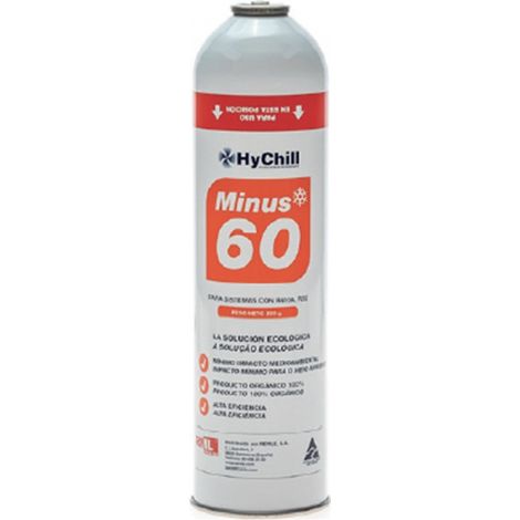 HYCHILL Minus 60  350g  Sustituto Orgánico R410A R32  Gas Refrigerante 100% Ecológico de Alta Eficiencia y Bajo Consumo