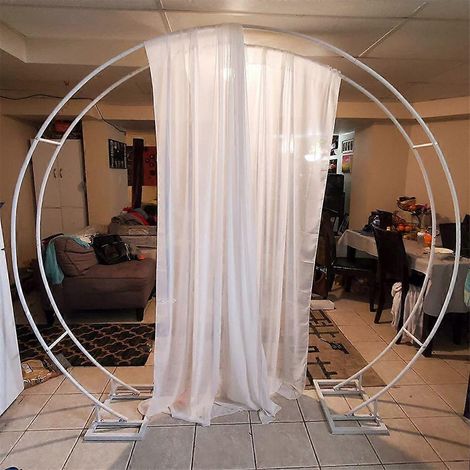 Support de mariage à double poteau, structure en arche, support pour fête de jardin (1/5)
