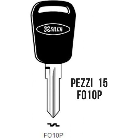 Pezzi 15 chiave grezza silca per auto testa gommata fo10p per ford