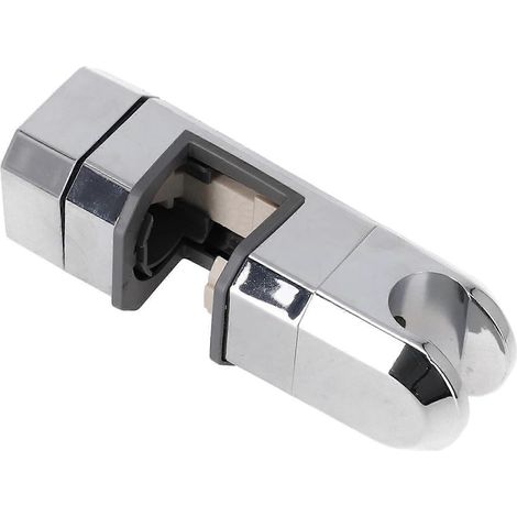 Support de pommeau de douche universel rotatif à 360° avec barre de douche chromée réglable et barre coulissante amovible pour système de douche (1/5)
