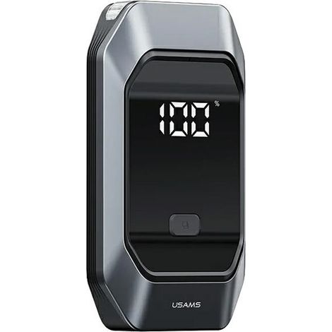Batterie externe USAMS Jumpstarter 8000mAh+ avec lampe torche intégrée noire ZB284ZDB01 (US-ZB284) (1/5)