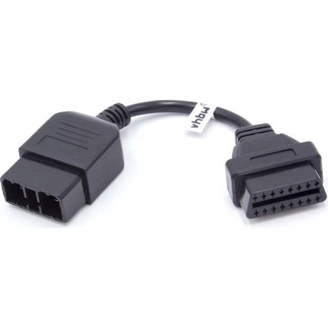 vhbw adattatore OBD2 OBD1 a 9 pin a OBD2 compatibile con Subaru auto - 20 cm