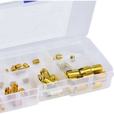 60 pièces inserts de filetage sans pré-taraudage en acier au carbone type 302 accessoires (1/5)