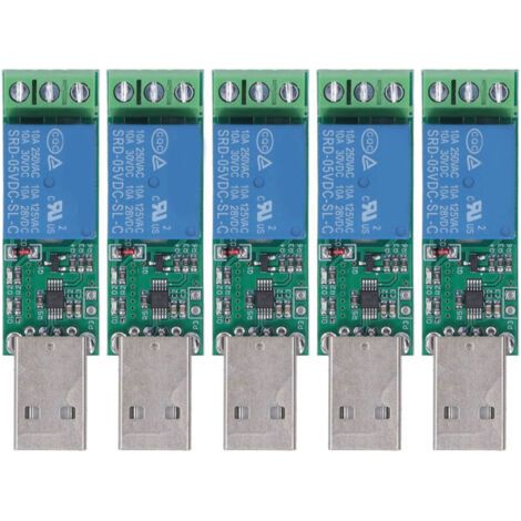 5 Pièces Module Relais 1 Canal 5V pour Arduino Raspberry Pi Contrôle Commutateur (1/5)