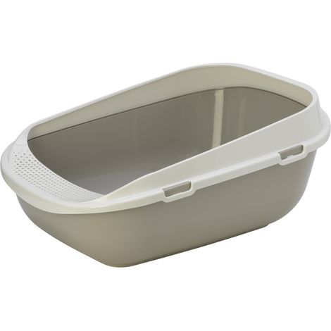 Bac a litière Garfy Vert XL 48 x 65 x 29,5 cm Spécial grands chats gris