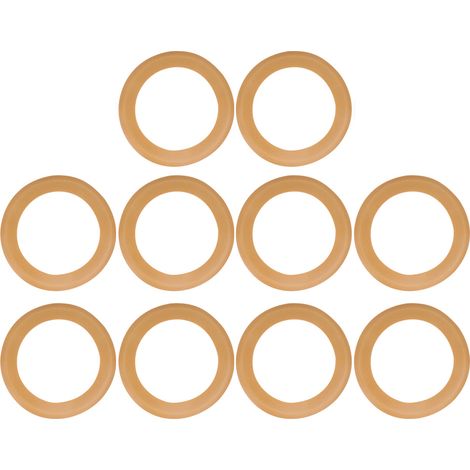 10 segments de piston isolés en caoutchouc, accessoires de pompe pour compresseurs d'air silencieux sans huile de 550 W (1/5)