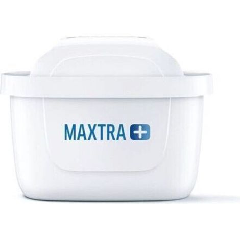 BRITA MAXTRA + Pack 6 cartouches filtrantes à eau, compatibles avec les carafes filtrantes BRITA qui réduisent le calcaire, le chlore et autres substances, Blanc
