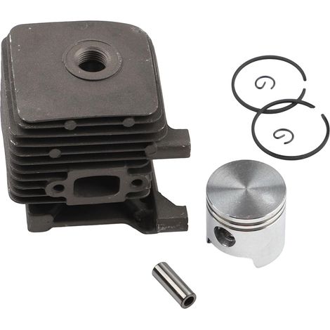 Kit cilindro e pistone Stihl per FS38 FS45 FS46 FS55 HS45 KM55 PN 4140 020 1204, alesaggio 34 mm, compatibile con motori per decespugliatori, tagliasiepi, soffiatori e utensili multifunzione. (1/5)