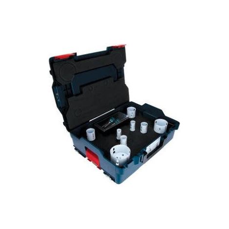 Juego de sierra de orificio de Ø 22-83mm 11 piezas para madera y metal en L-boxx (1/4)
