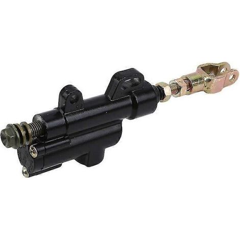 Pompe de frein arrière pour moto, pompe de frein hydraulique à pied arrière pour moto, maître-cylindre de frein arrière modifié, pièces détachées pour moto (noir uniquement).