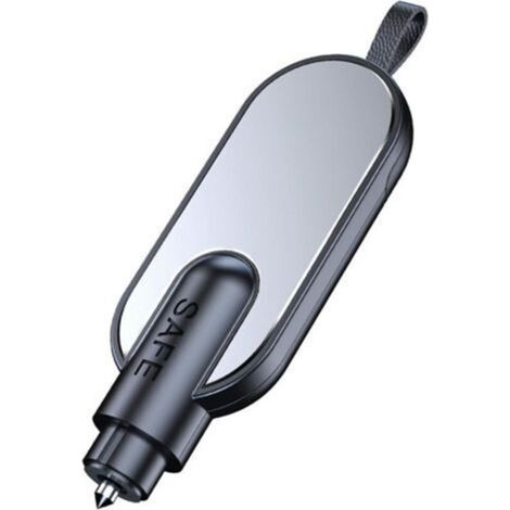 Marteau de sécurité pour Voiture,Brise-vitre avec Coupe-Ceinture de sécurité - Auto Car Window Glass Hammer Breaker Metal Emergent Escape Tool pour l'auto-Sauvetage (1/5)