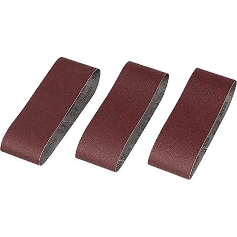 Nastro abrasivo per levigatrici a nastro - Grana: 80 - Misure: mm 65 x 410