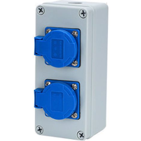1 Boîtier de distribution, portable, étanche IP65, 220 V, pour extérieur, sites industriels (1/5)
