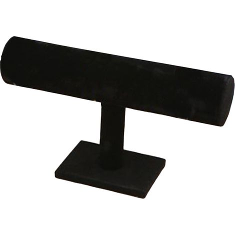 Présentoir à bracelets en velours noir, présentoir à bracelets et montres en velours, présentoir à élastiques à cheveux et bijoux (1/5)