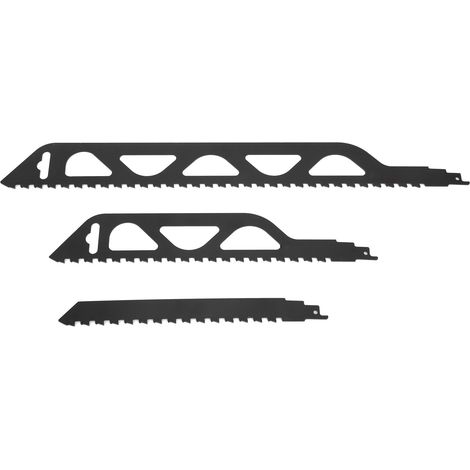 3 Pièces Lames de Scie pour Découpe de Briques, Accessoires de Remplacement pour Scie Alternative Électrique (1/5)