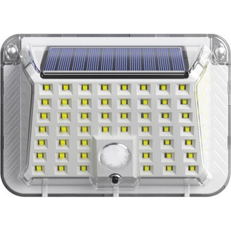 Applique solaire extérieure 90 LED avec détecteur de mouvement, étanche IP65, autonomie 1200 mAh, éclairage 270° pour jardin (1/5)