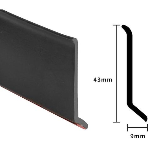 Las tiras de sellado para ventanas bloquean eficazmente el agua de los marcos de las ventanas para evitar que el agua de lluvia vuelva a ca，43 mm