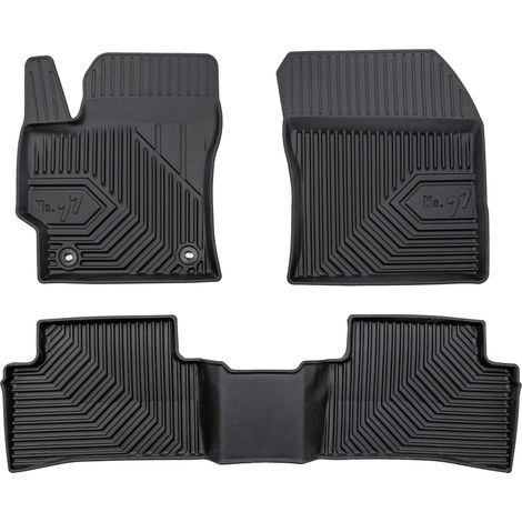 Tapis de Sol de Voiture pour Toyota Corolla Hybrid HB 2019-25 TPE Noir 3Pcs (1/5)