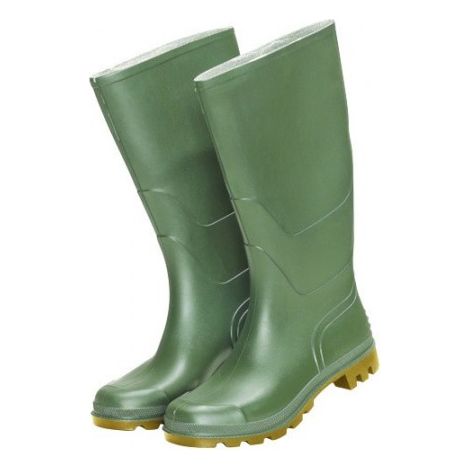 Bottes hautes en caoutchouc vertes Nº 48 (paire)