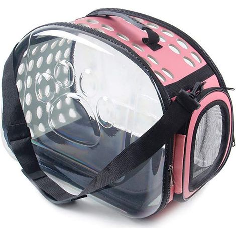 Sac de transport pour chat et chien - 2 Tailles - EVA Imperméable - Respirant avec fenêtre - Voyage avion train voiture (1/5)