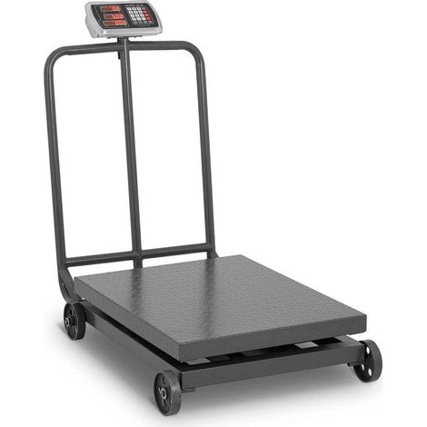 Báscula de plataforma móvil 1.000 kg / 200 g Pantalla LED 140000650 (1/4)