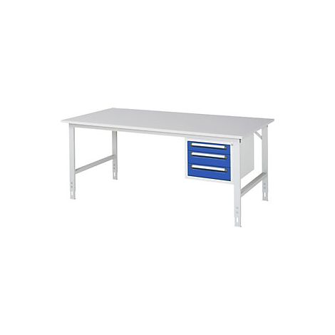 Mesa de trabajo con cajonera  buck para debajo de la mesa con 3 (1/3)