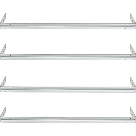 4 Stück Stahltraversen für 60 cm Unterschrank Stabilisierung von Herdeinbauschrank, Spülenunterschrank Montagewinkel für Schrankstabilisierung von SOTECH (1/5)