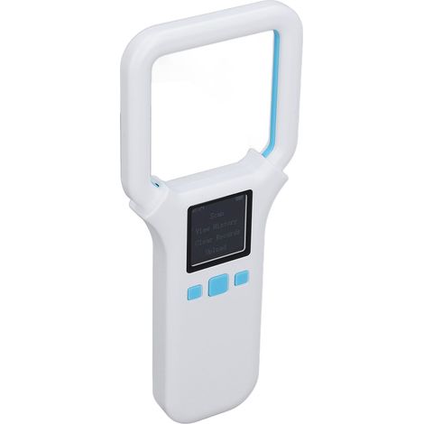 Lecteur de puces RFID sans fil Bluetooth portable 134,2 kHz/125 kHz pour animaux (1/5)