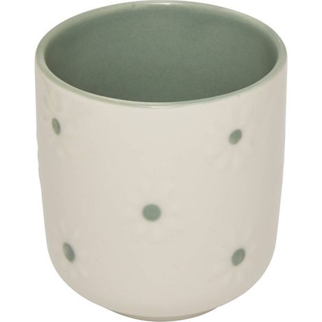 Taza Margot de lunares verdes y blancos - Atmosphera créateur d'intérieur (1/4)