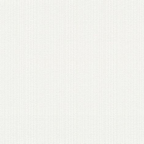 A.S. Creation Einzelblatt 314918 Vinyltapete Streifen 0.53 m x 10.05 m Weiß (1/2)