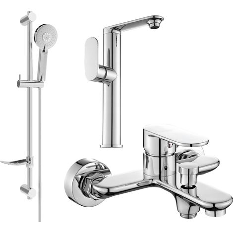 Mexen Milo DF40 set da bagno, cromato - 713153DF40-00 (1/4)