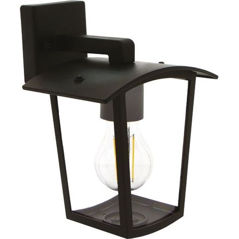 PROLIGHT - Applique extérieure E27 15 W alu noir