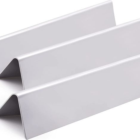 Lot de 3 bâtonnets à assaisonner résistants de 39 cm (15,3 pouces) compatibles avec les barbecues Weber Spirit E-310, E-330 et Spirit série 300 (commandes frontales), en acier inoxydable. (1/2)