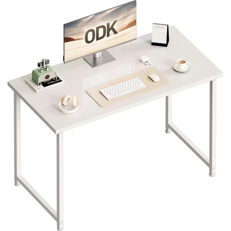 Büro, solide Bauweise, minimalistisches Design, WEISS (1/2)